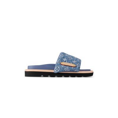 LOUIS VUITTON POOL PILLOW FLAT COMFORT MULE 1AGUZO